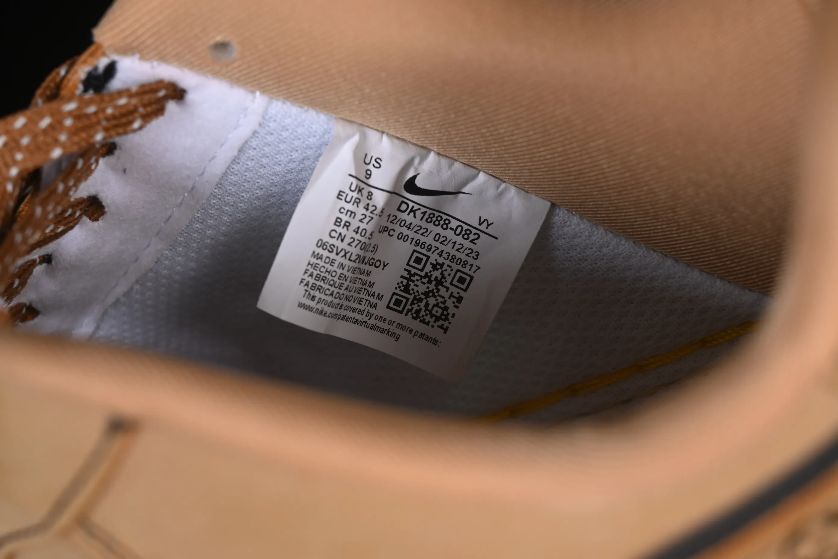 All categories Nk Air Force 1 Air Force series Nk Air Force 1 Low Air Force low-top Nike Air Force 1'07 Low LV joint wheat print Air Force 1 low-top casual sneakers DK0188-082